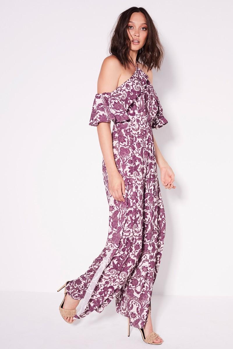 Sheike Parlour Jumpsuit Floral Print Size 8 - Image 2