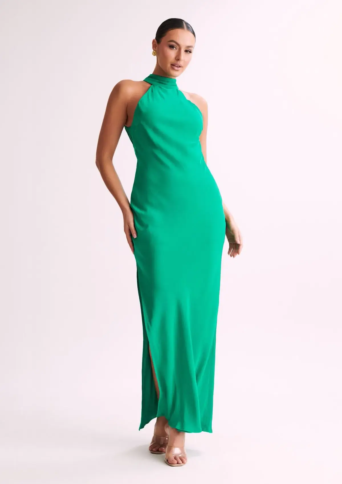 Meshki Claire Maxi Dress Green Size 8 - Image 1