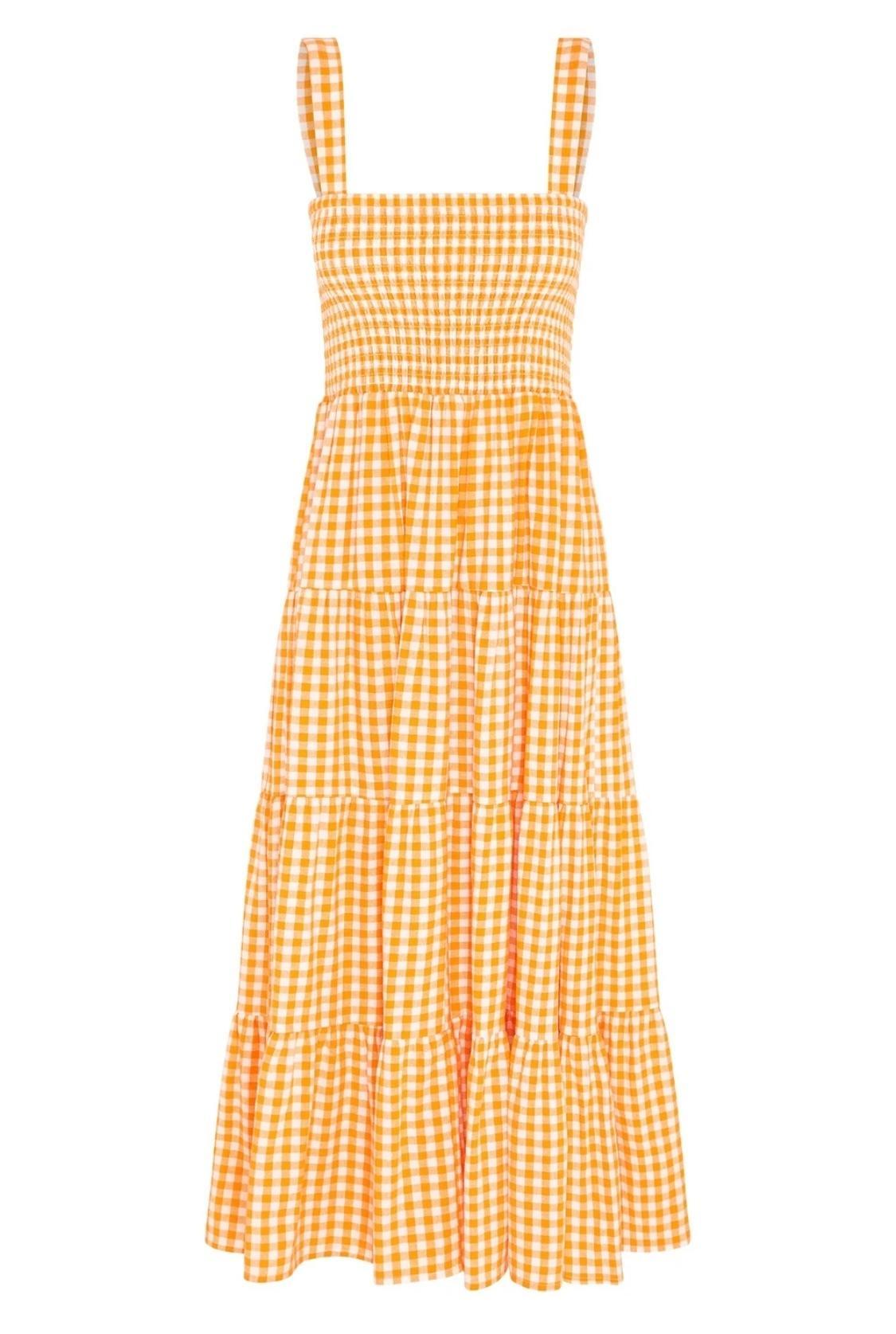 Savannah Dress (apricot) - Image 1