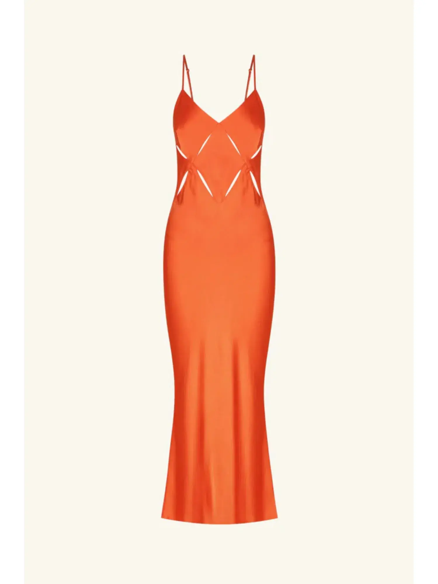 Shona Joy Milo Cut Out Midi Dress Hibiscus Size AU 6 - Image 4