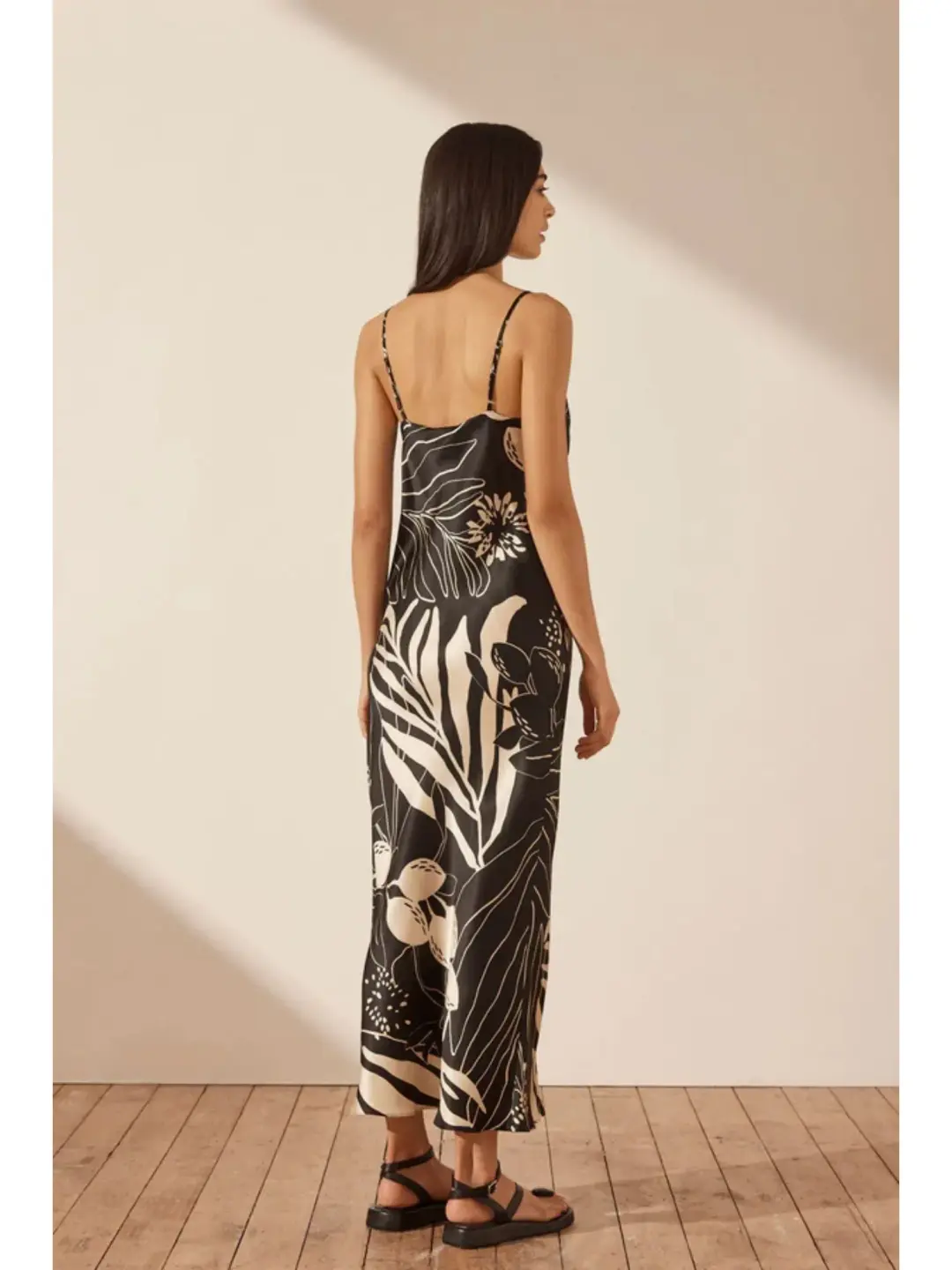 Shona Joy Silk Midi Dress in Capri Size AU 10 for rent on The Volte - main image