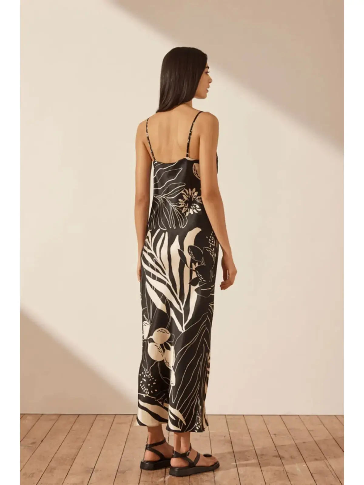 Shona Joy Silk Midi Dress in Capri Size AU 10 - Image 2
