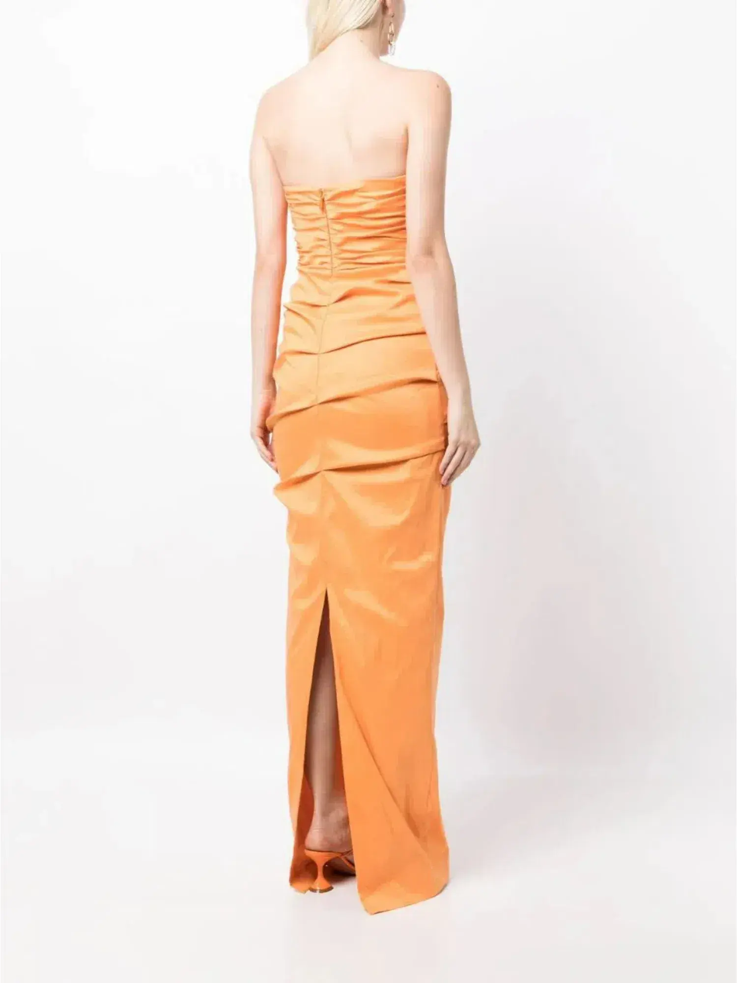 Rachel Gilbert Cheri Maxi Gown Orange Size AU 12 - Image 2
