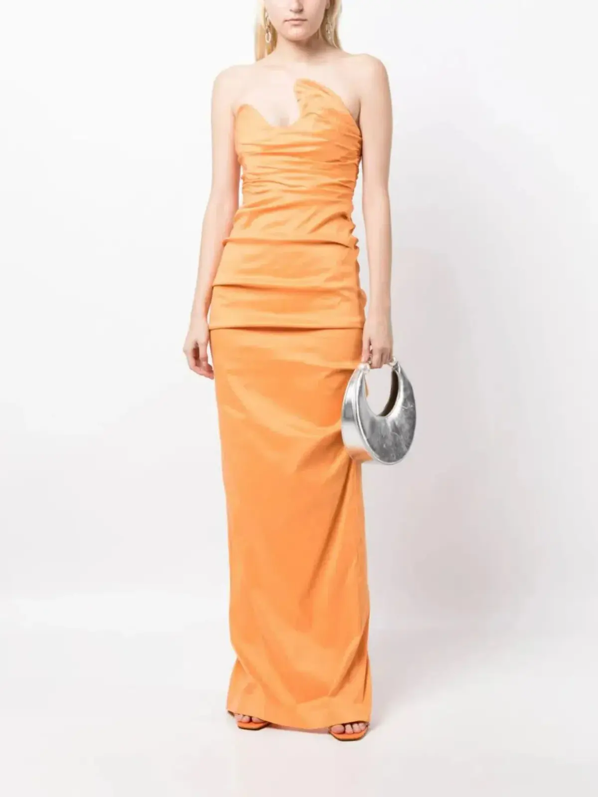 Rachel Gilbert Cheri Maxi Gown Orange Size AU 12 - Image 1
