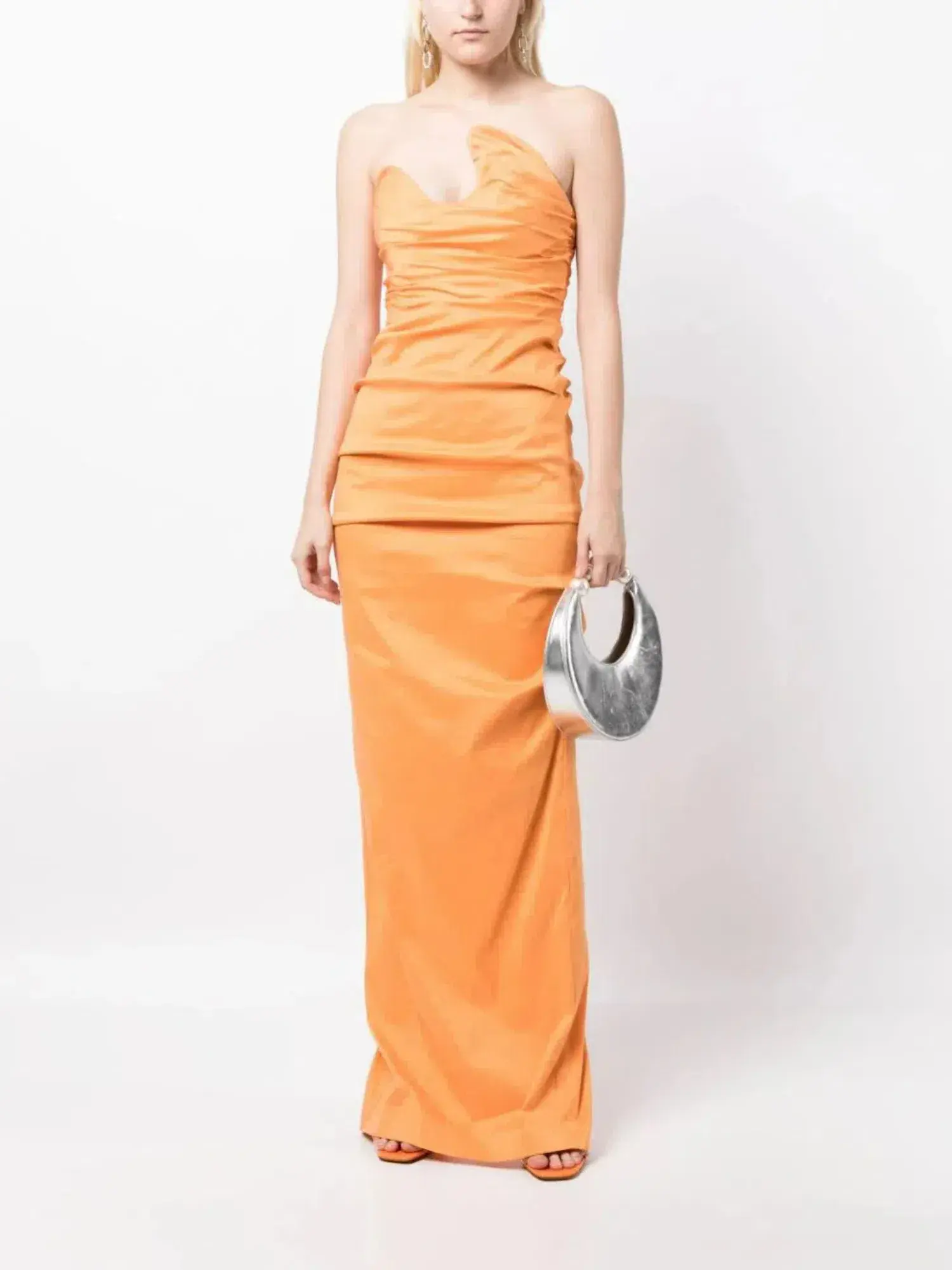 Rachel Gilbert Cheri Maxi Gown Orange Size AU 12 - Image 1