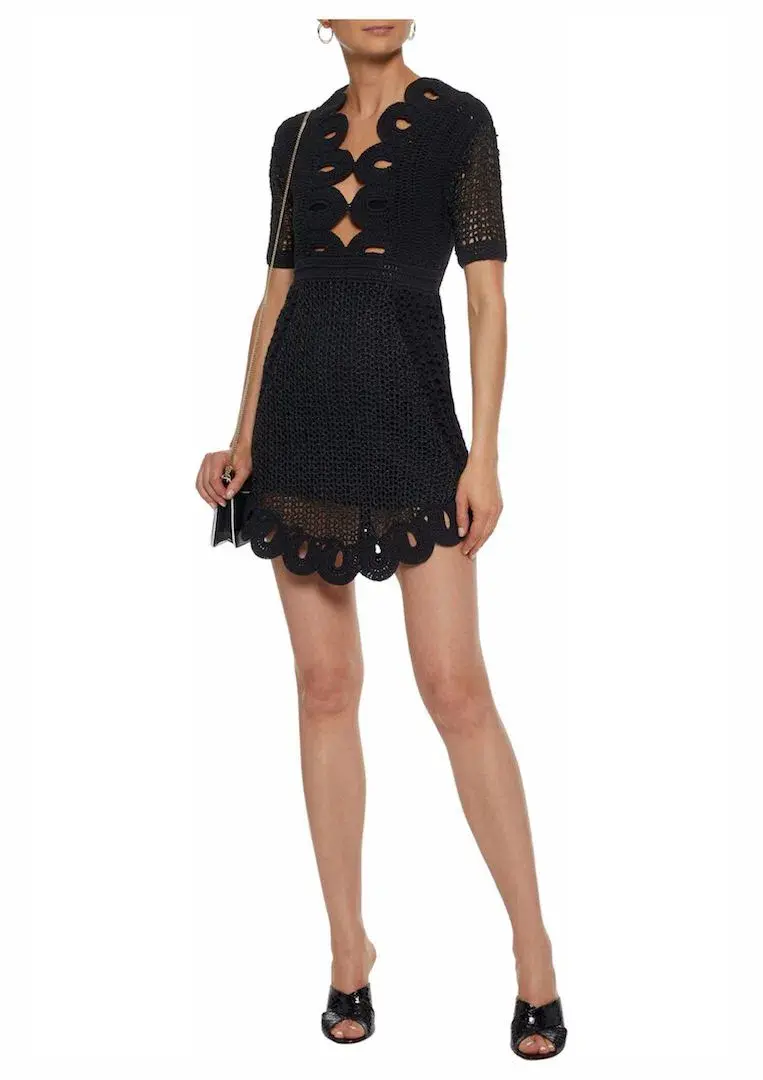 Alice McCall Everybody Knows Dress Mini Dress Black Size 6 - Image 1