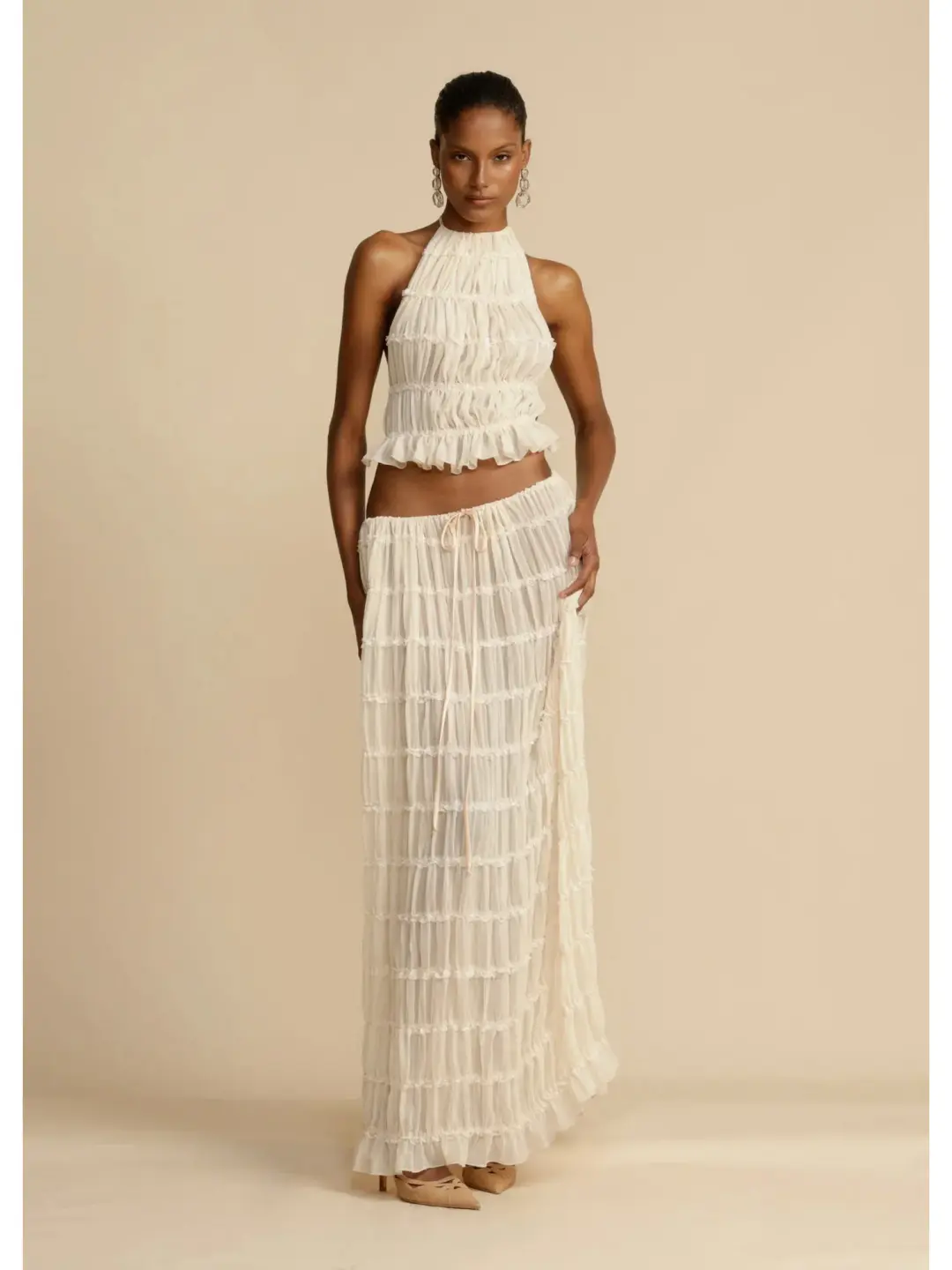 Arcini Ori Juliette Set in Cream Size Small / AU 8 for rent on The Volte - main image