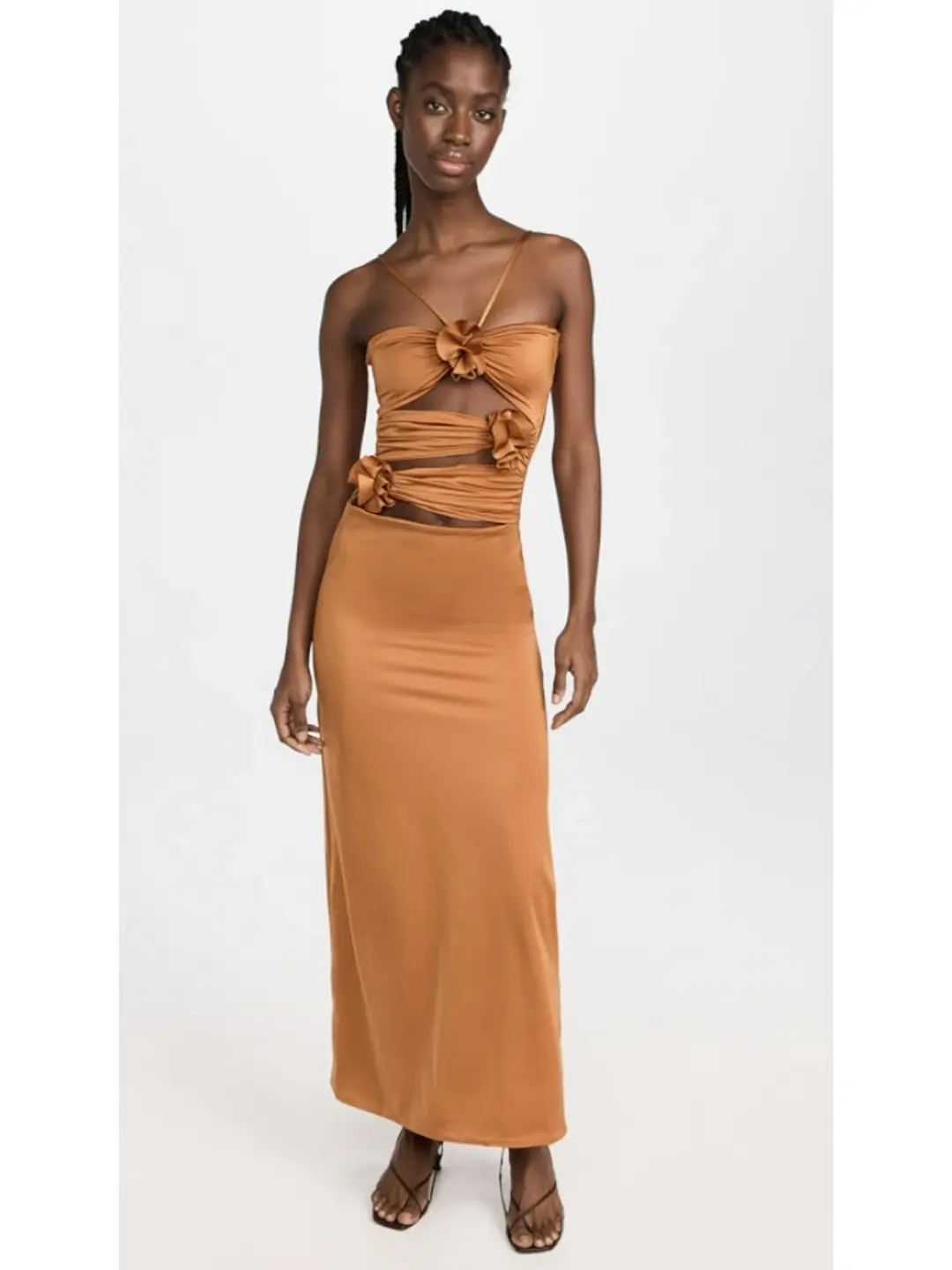 Maygel Coronel Veranera Dress in Orange Size AU 6 for rent on The Volte - main image