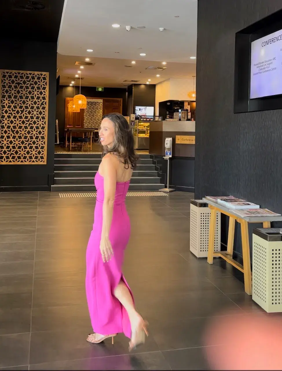 Manning Cartell Amplify Strapless Dress Boungavilla Size AU 6  for rent on The Volte - main image