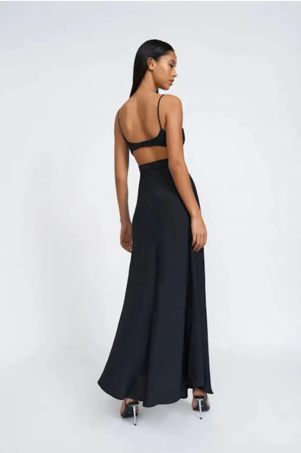 By Johnny Diandra Maxi Dress Black Size AU 6 - Image 5