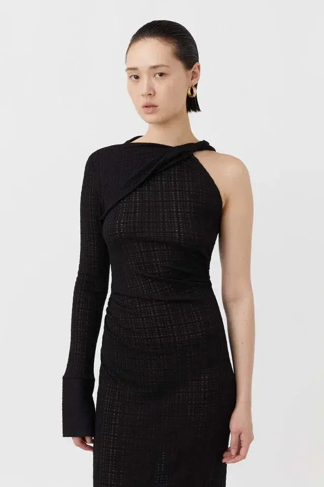 Camilla & Marc Cypress Midi Dress Black Size 10 - Image 2