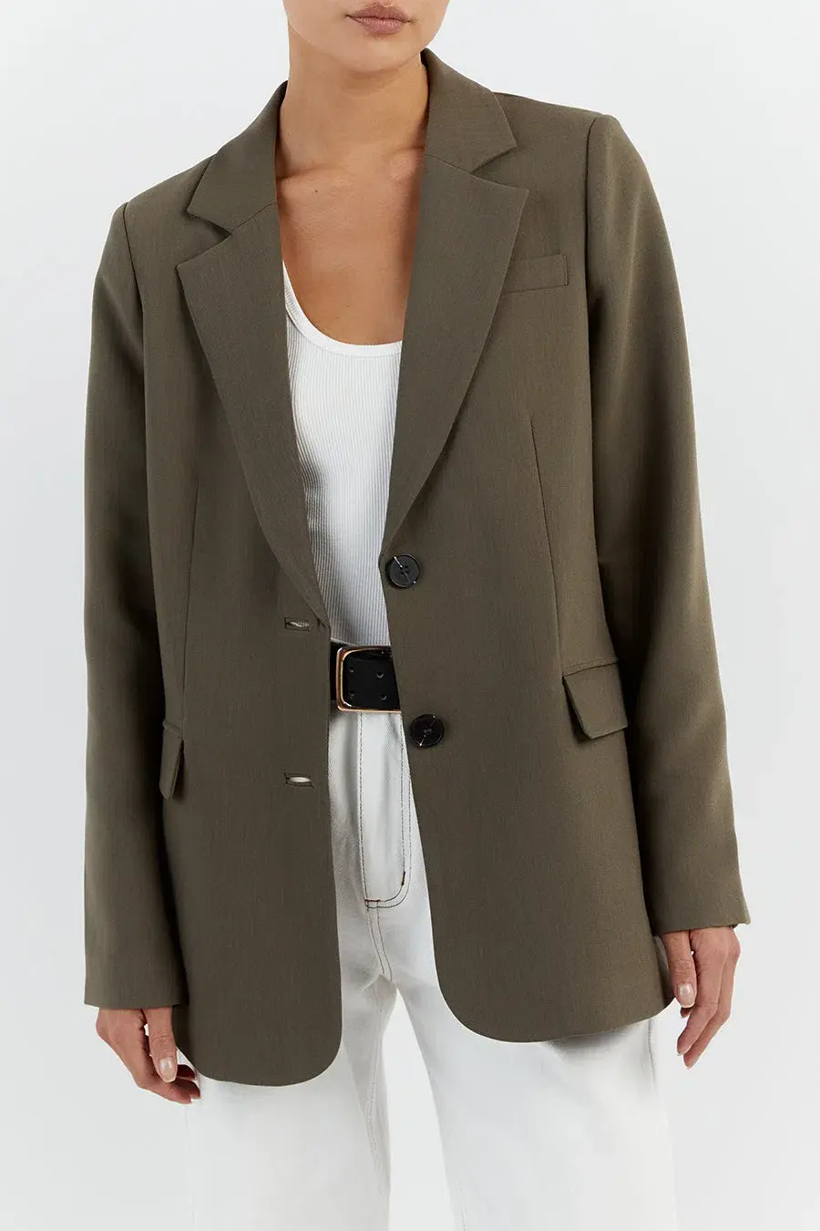DISSH Willa Petrol Two-Piece Suit Green Size 10 - Image 3