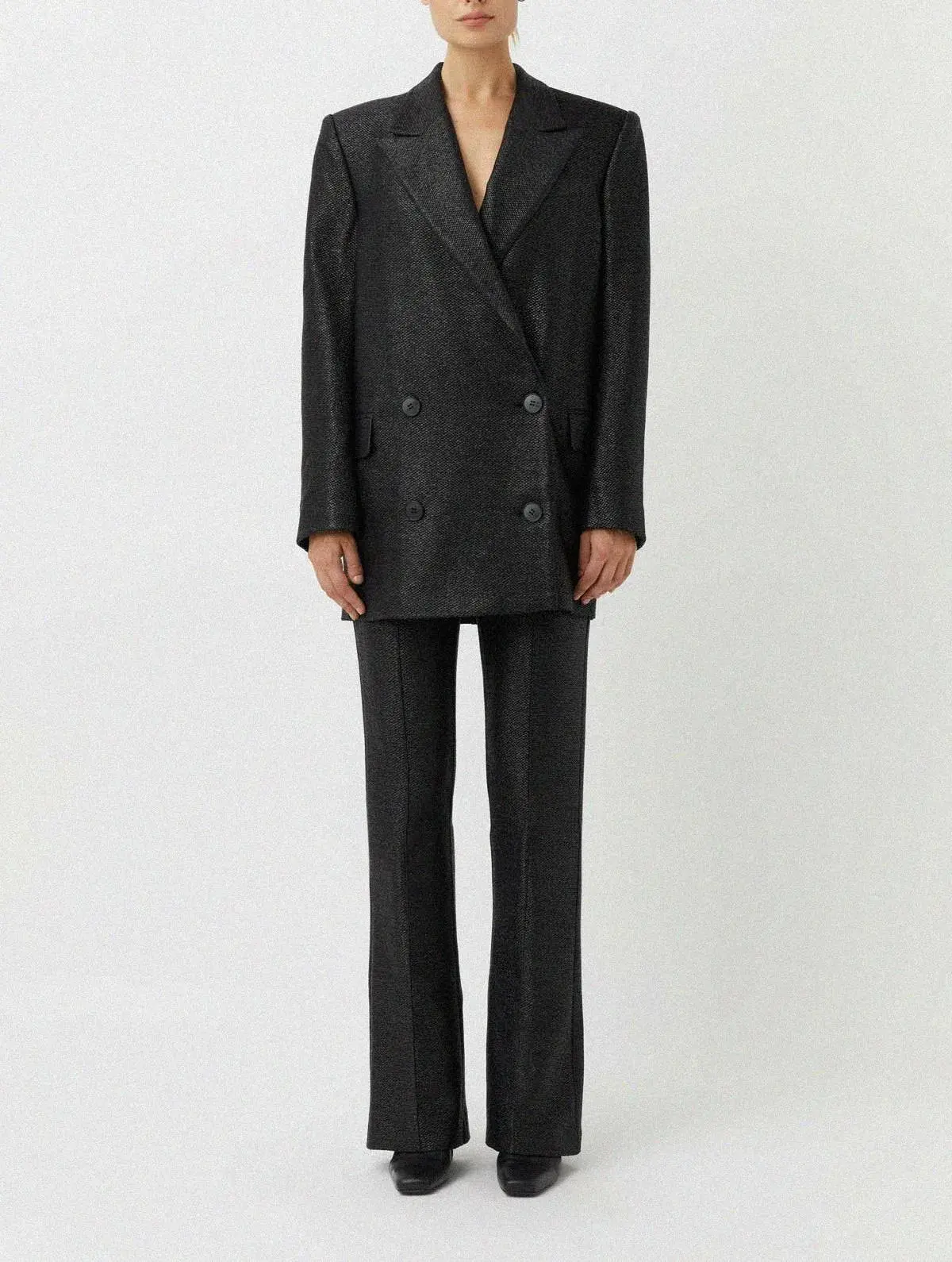 Camilla & Marc Nolana Double Breasted Jacket Black Size 8 - Image 1