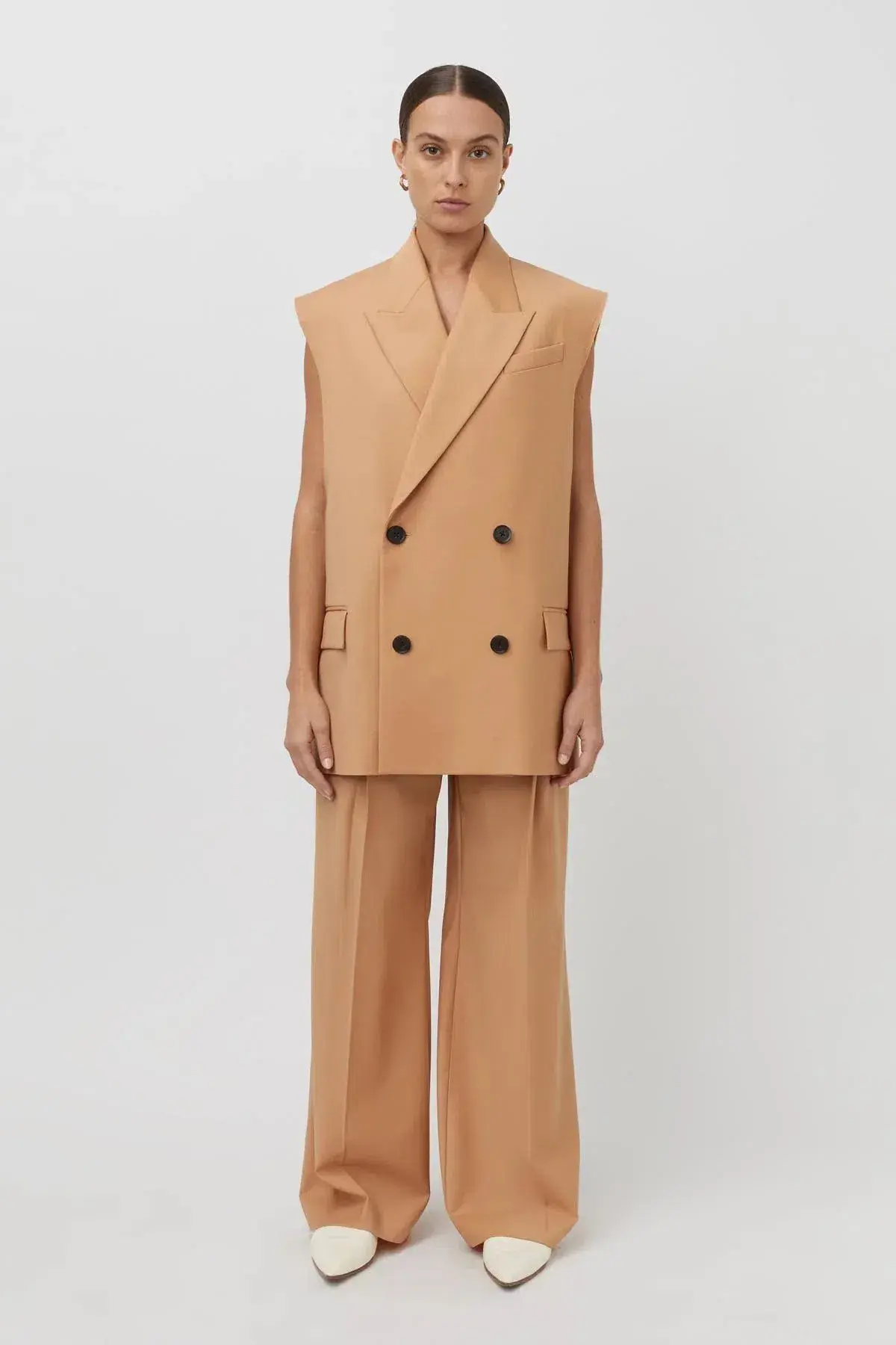 Camilla & Marc Renata Vest Size 8 and Pants Rosewood Pink Size 10  - Image 1