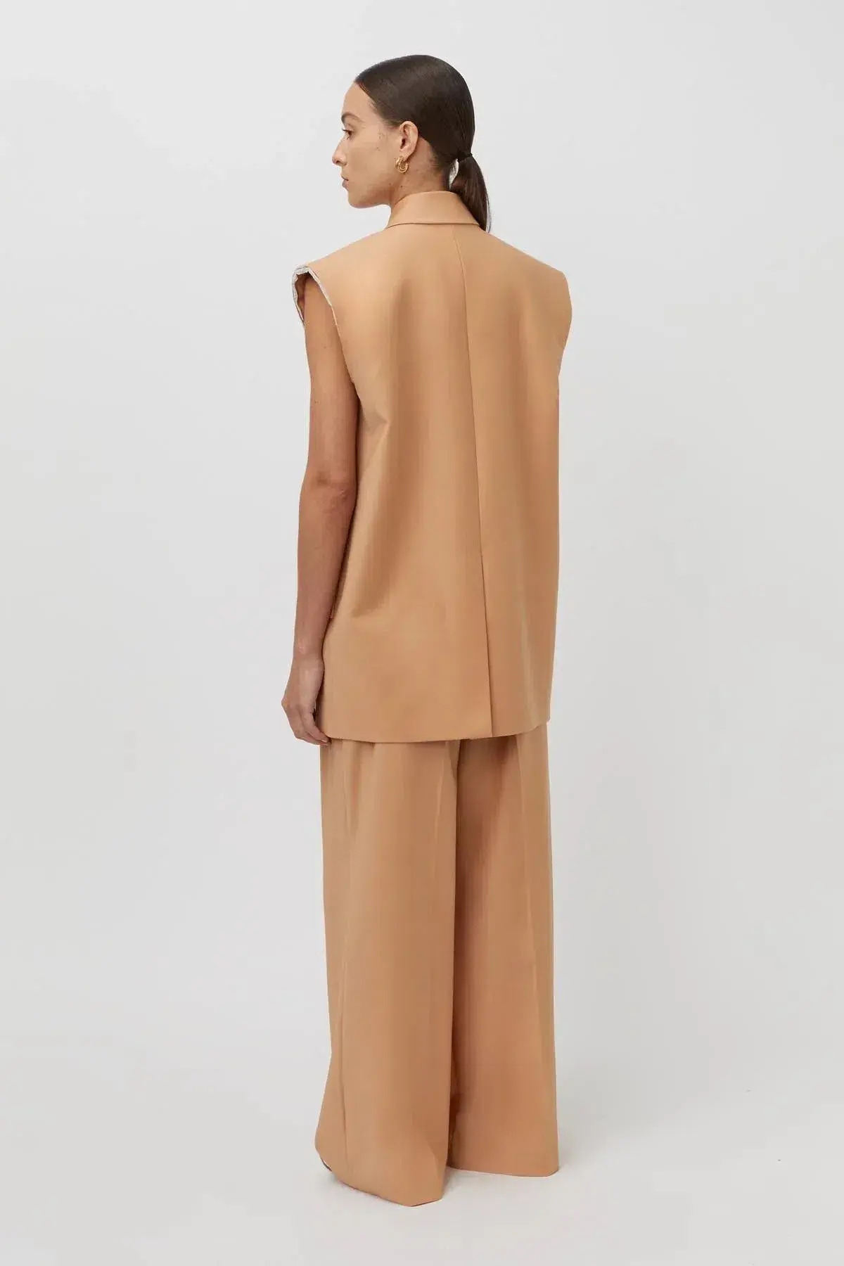Camilla & Marc Renata Vest Size 8 and Pants Rosewood Pink Size 10  - Image 3