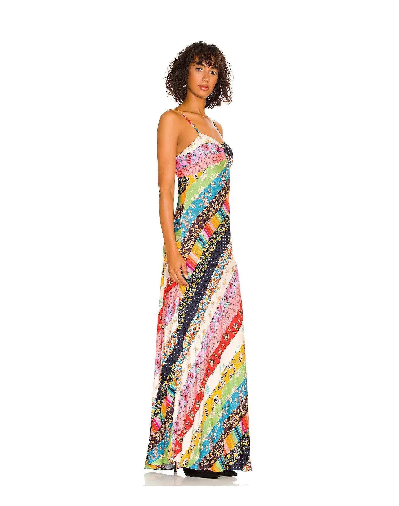 Free People Fiona Maxi Dress Multi Size 8  - Image 2