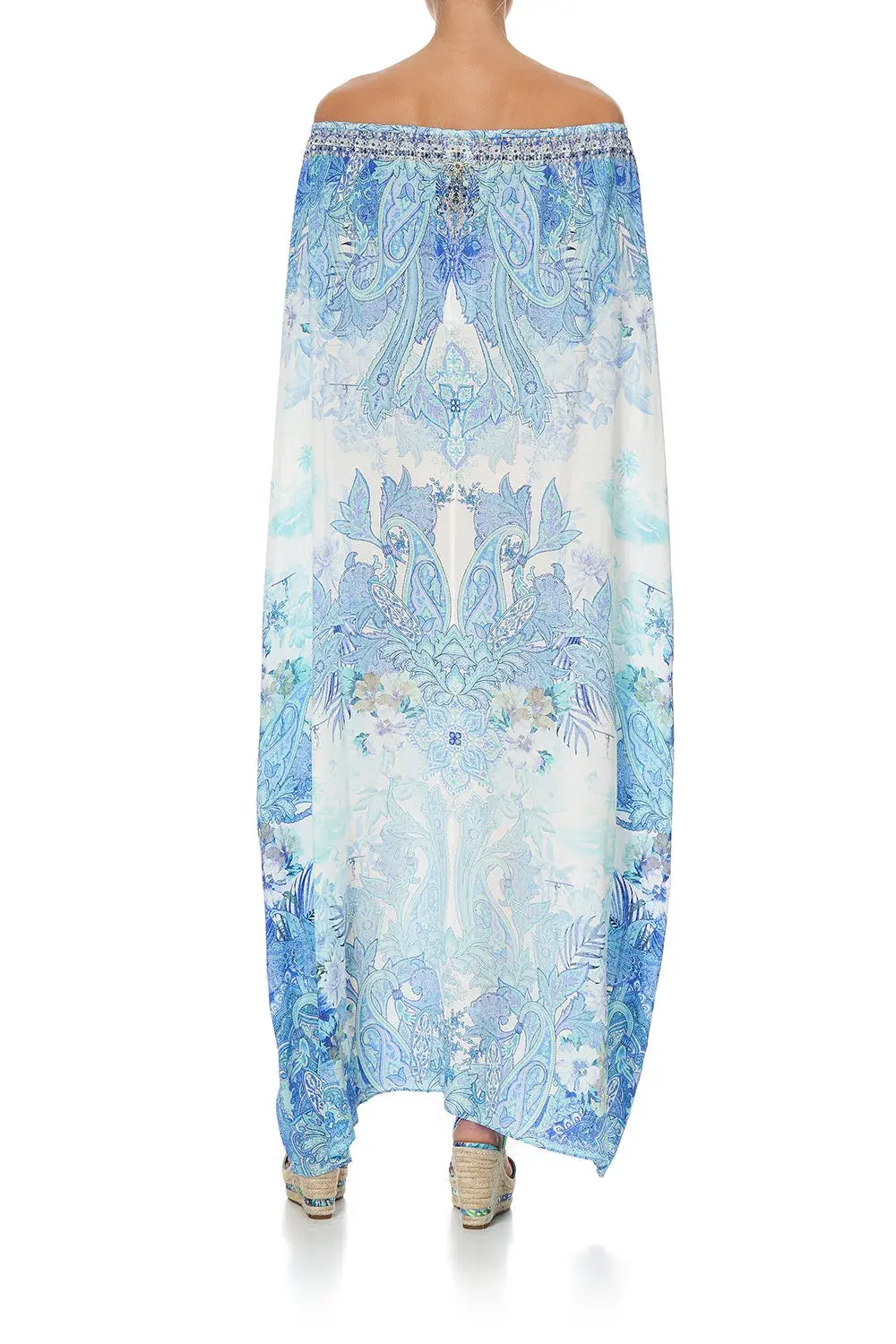 Camilla Cali Dreaming Kaftan Blue Print One Size - Image 4