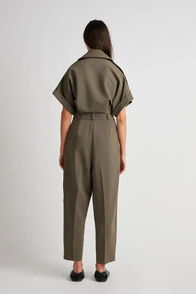 Camilla and Marc Amaia Jumpsuit Green Size 6 for rent on The Volte - main image