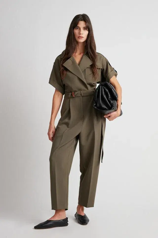 Camilla and Marc Amaia Jumpsuit Green Size 6 for rent on The Volte - main image
