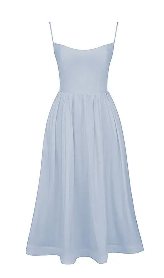 House of CB Lolita Corset Sundress Soft Blue Size XS/ AU 6 - Image 5
