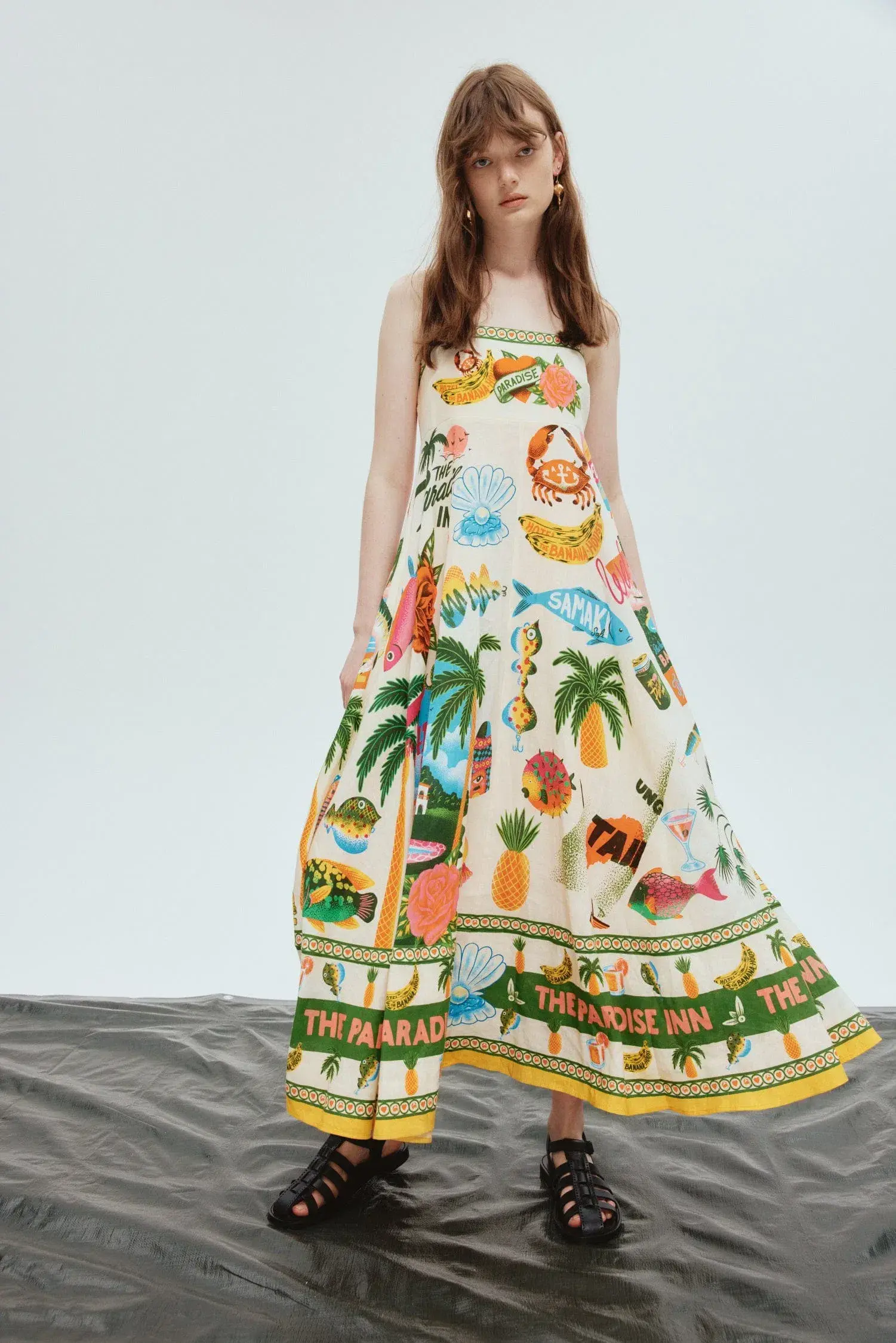 Alemais Paradiso Sundress Print Size 8  - Image 1
