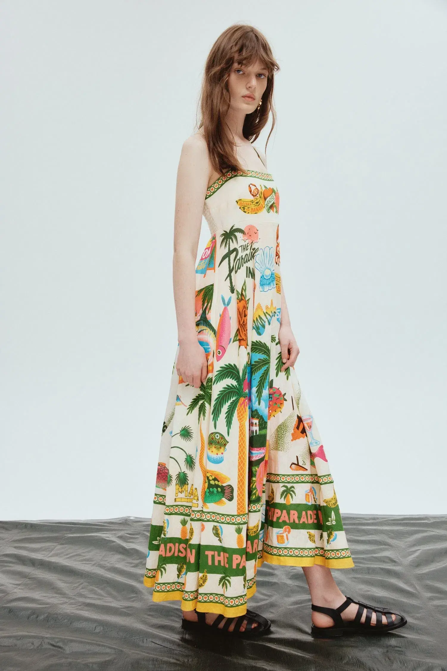 Alemais Paradiso Sundress Print Size 8  - Image 5