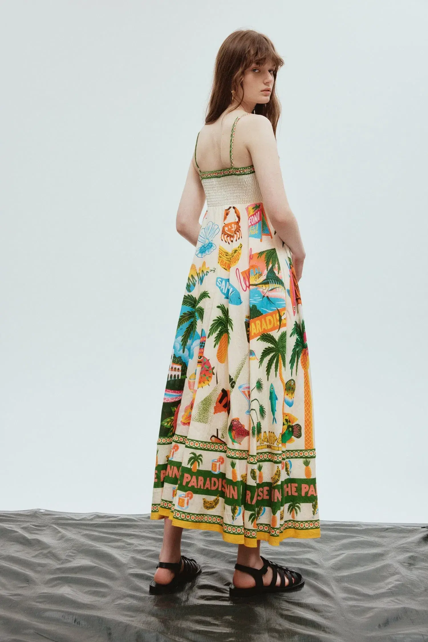 Alemais Paradiso Sundress Print Size 8  - Image 3