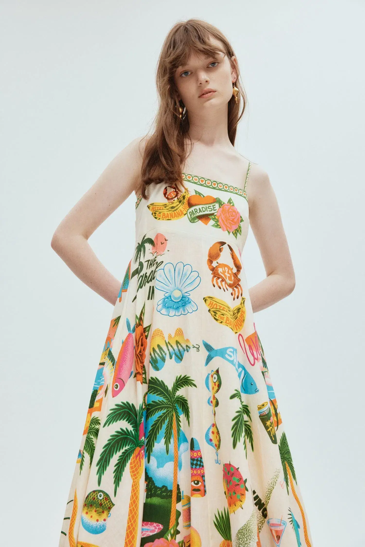 Alemais Paradiso Sundress Print Size 8  - Image 4