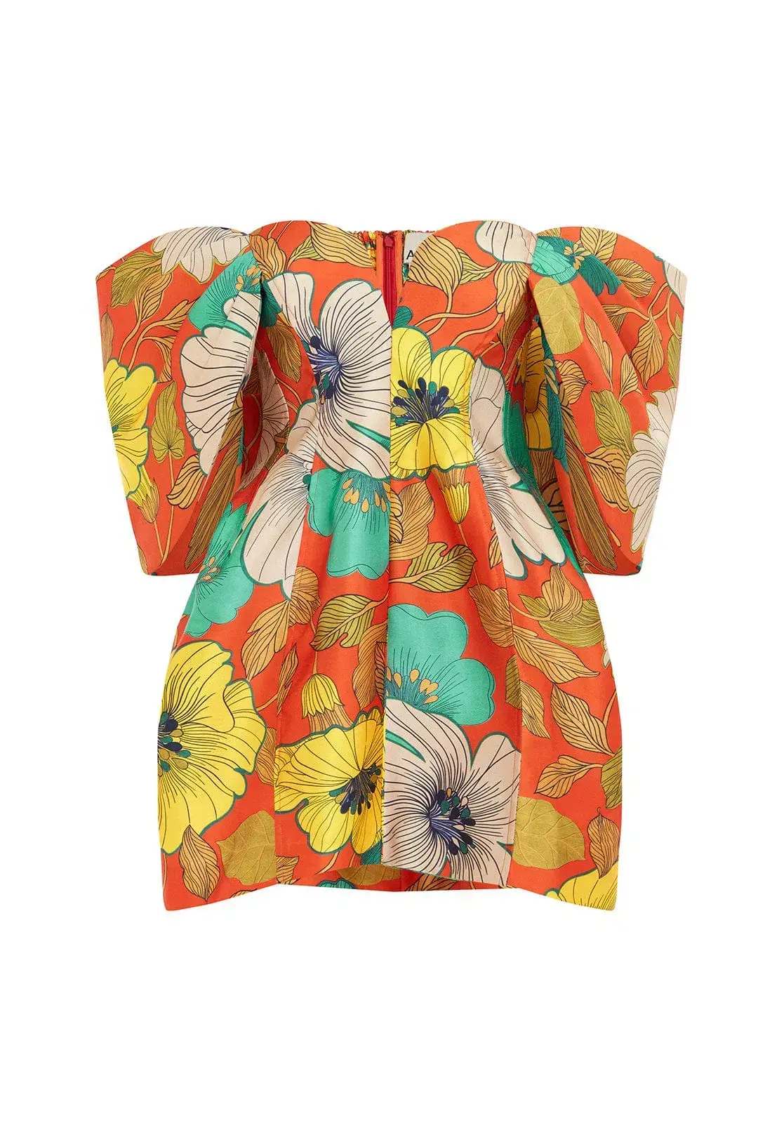 Alemais Piato Sculpt Mini Dress Floral Size 8  - Image 8