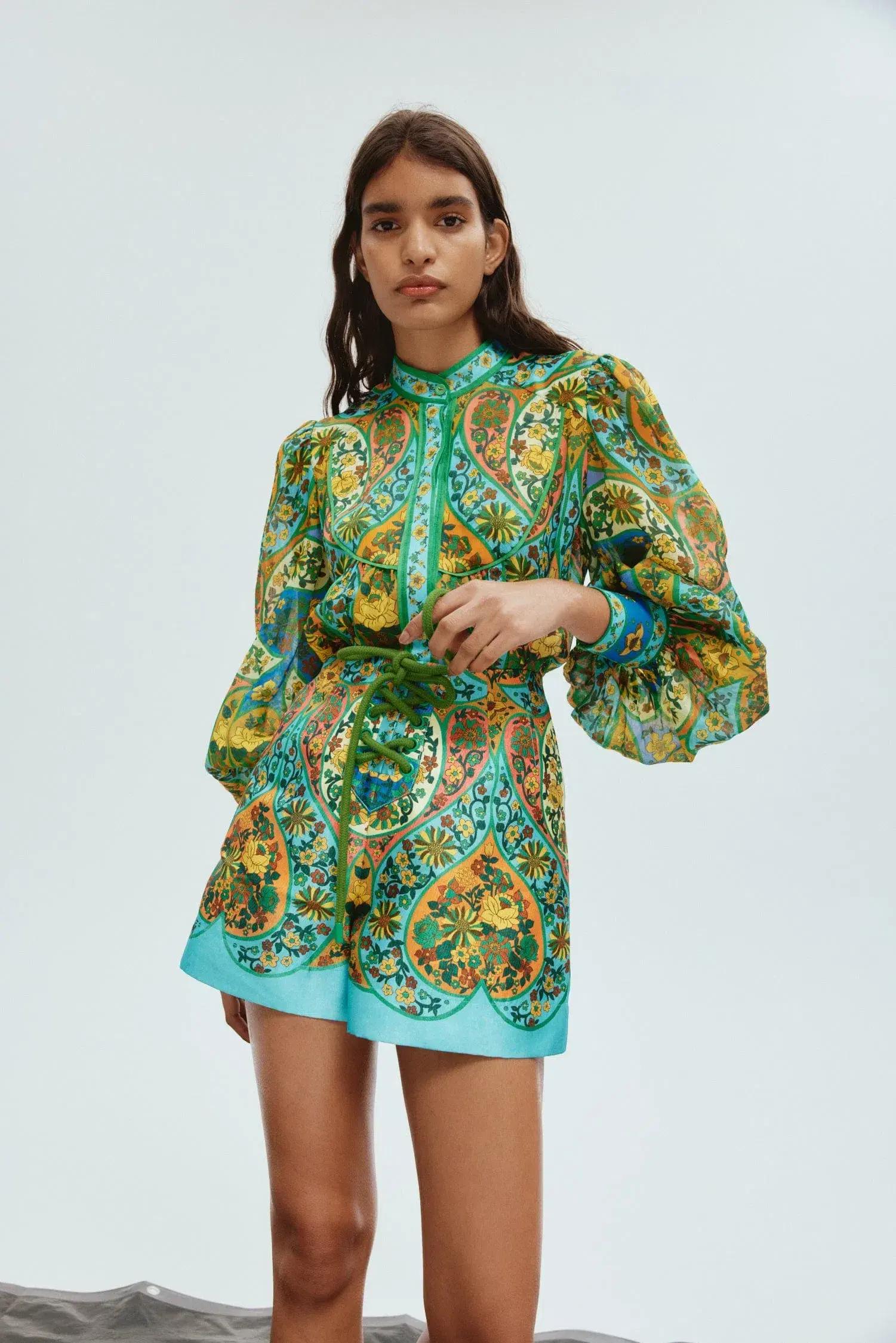 Alemais Sofie Blouse & Short Multi Floral Size AU 8  - Image 1