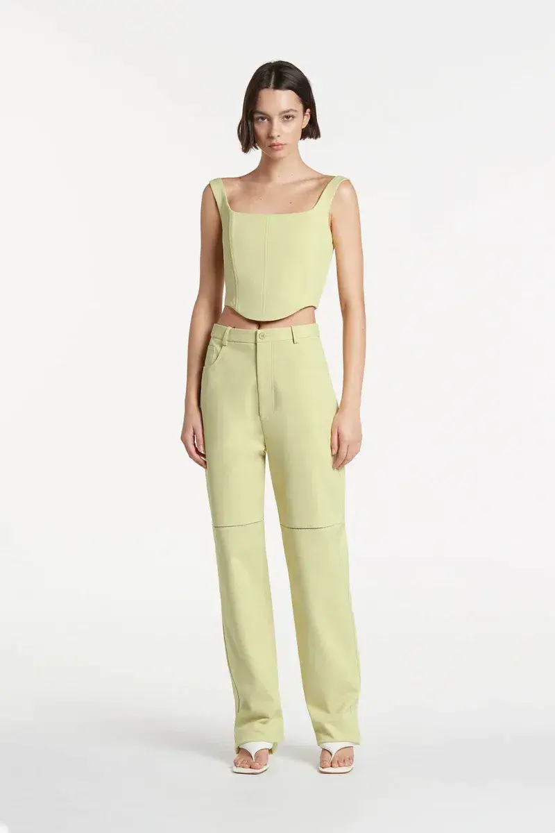 Sir the Label Set - Esther Structured Bodice & Pants Set in Pistachio Size 1 / AU 8 - Image 4