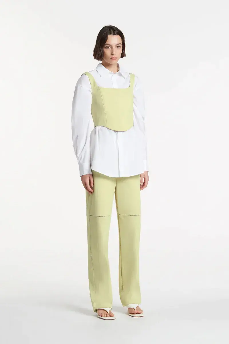 Sir the Label Set - Esther Structured Bodice & Pants Set in Pistachio Size 1 / AU 8 - Image 3