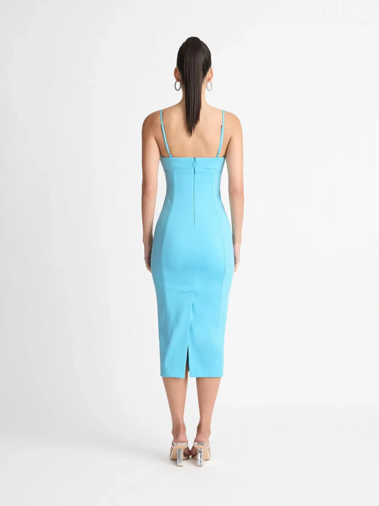 Sheike Liberty Midi Dress Sky Blue Size 8  - Image 3