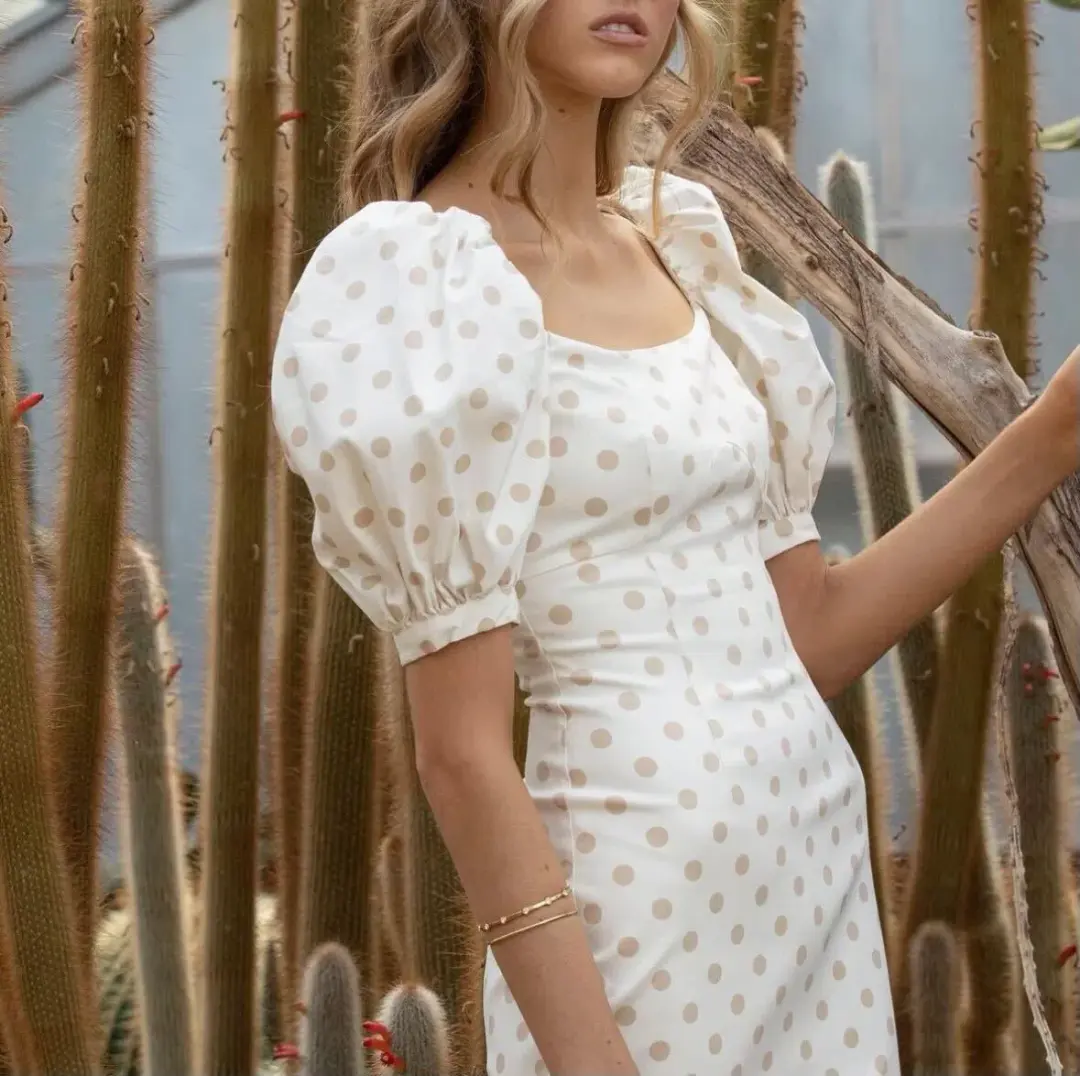 Pasduchas Clarion Fitted Midi Dress Print Size 10 for rent on The Volte - main image