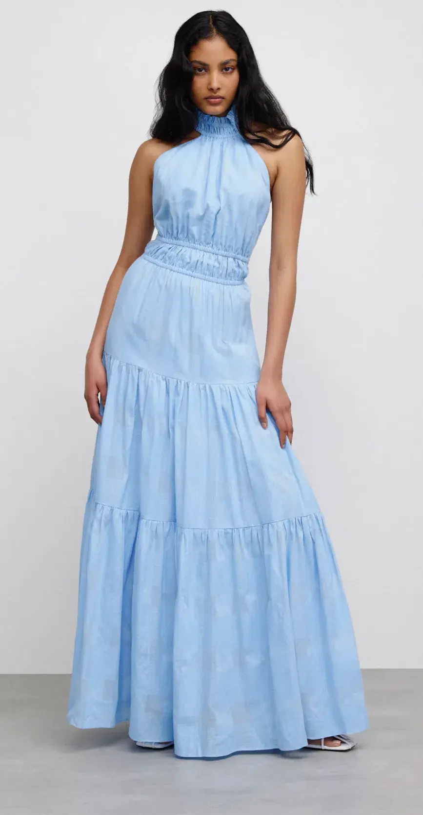Significant Other Hunter Maxi Dress Blue Size 12 - Image 5