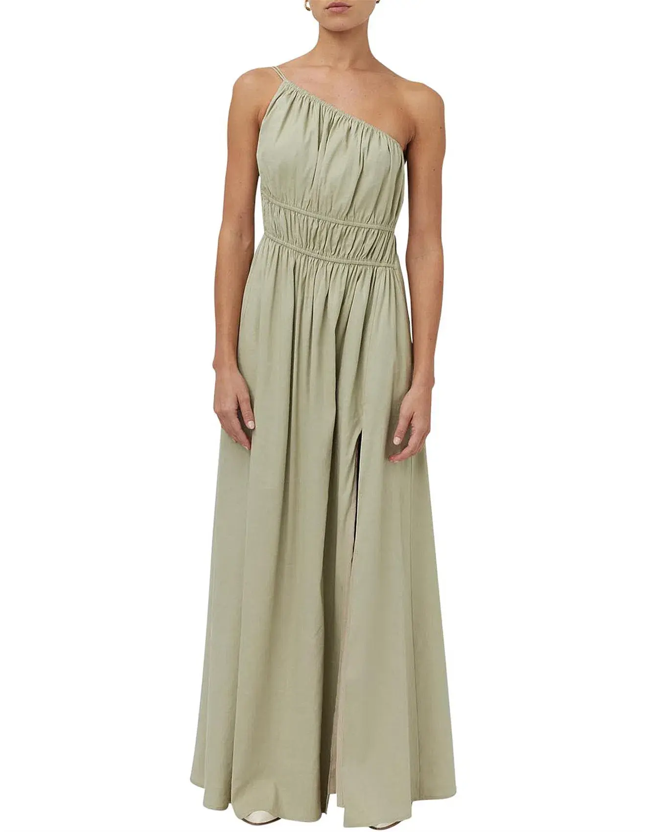 Camilla and Marc Sevilla Asymmetric Dress Oregano Green Size 14 - Image 1