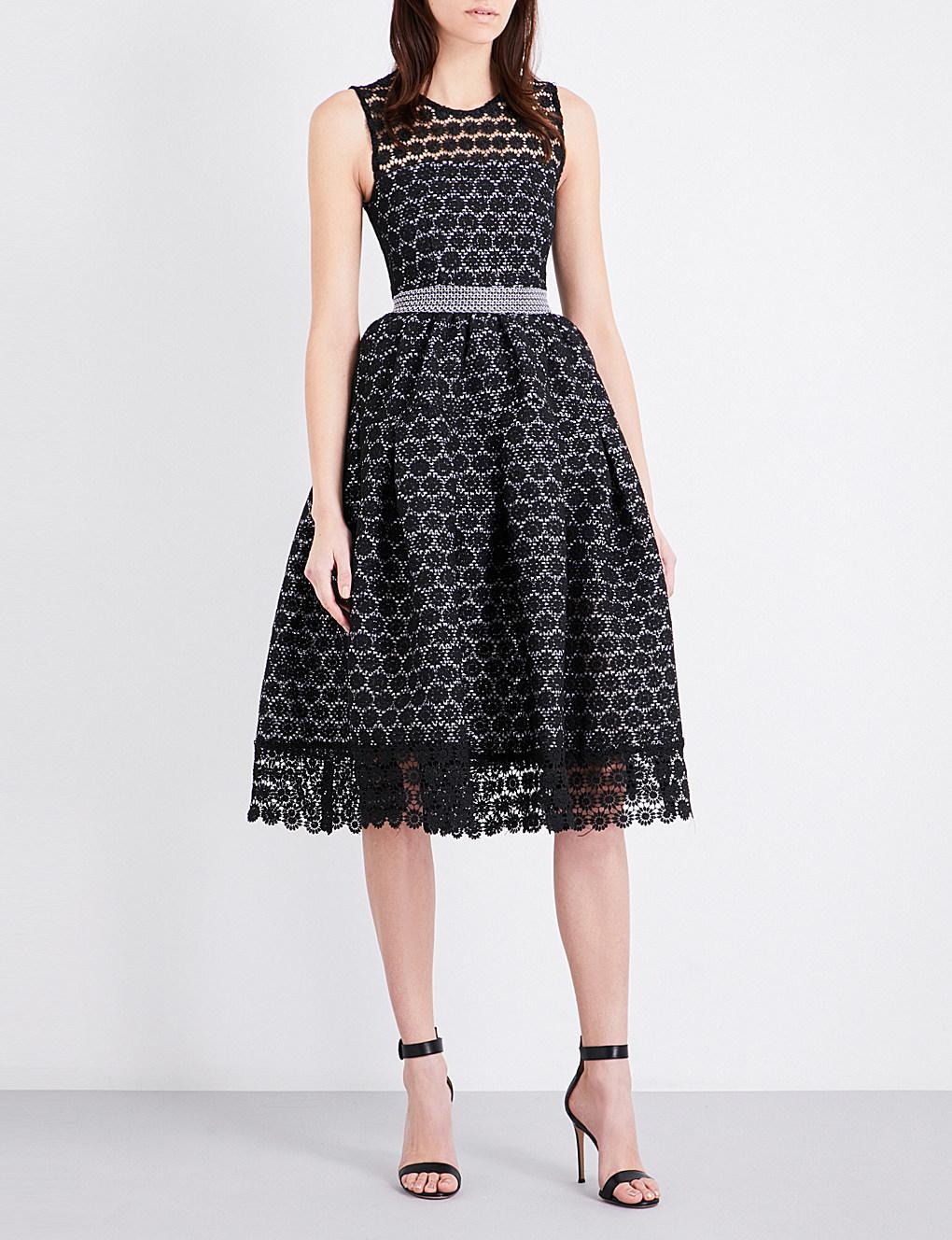 Maje Black Lace Ring Dress  for rent on The Volte - main image