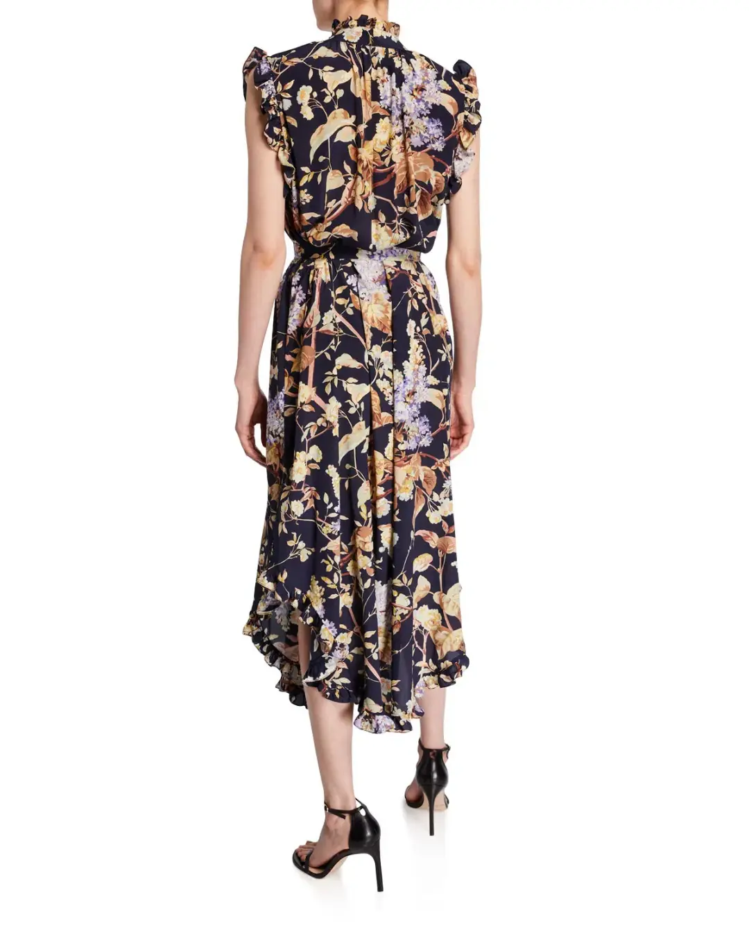 Zimmermann Sabotage Midi Dress Floral Size 1 / AU 10 for rent on The Volte - main image