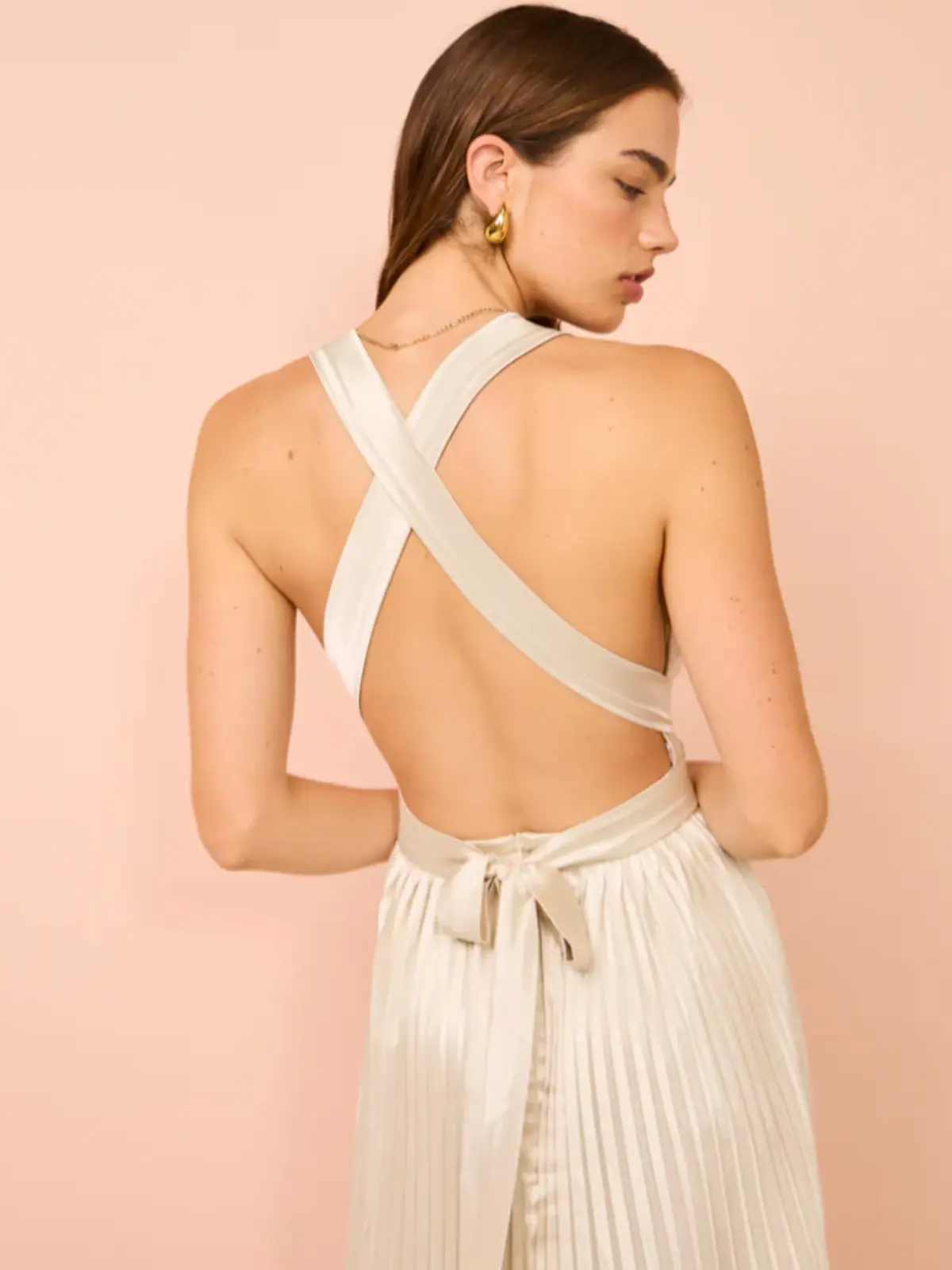 L'Idee Moderniste Gown Champagne Size AU 6  - Image 16