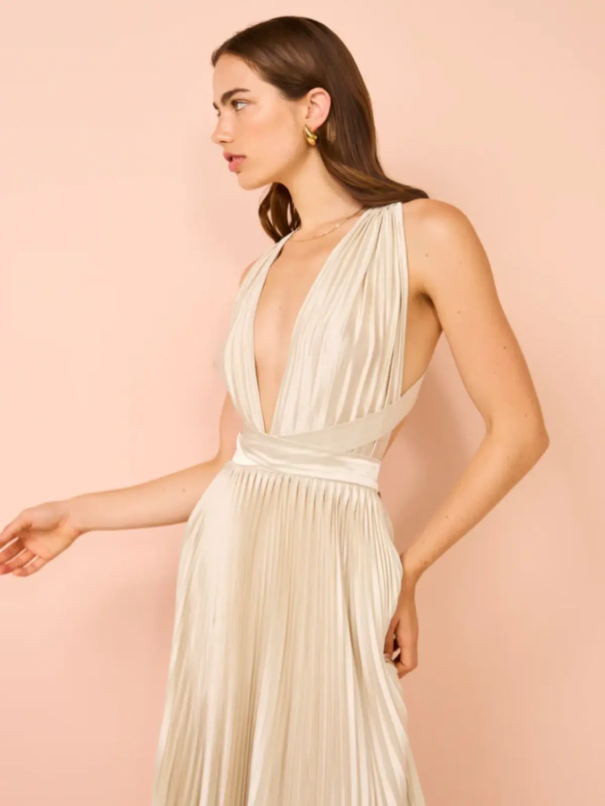 L'Idee Moderniste Gown Champagne Size AU 6  - Image 8