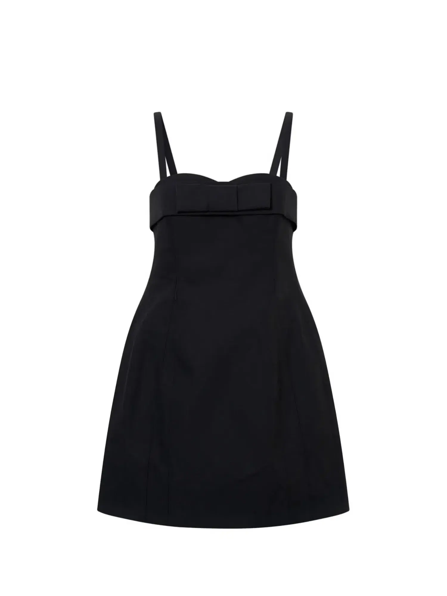 Oroton Bodice Detail Mini Dress Black Size AU 8 - Image 4
