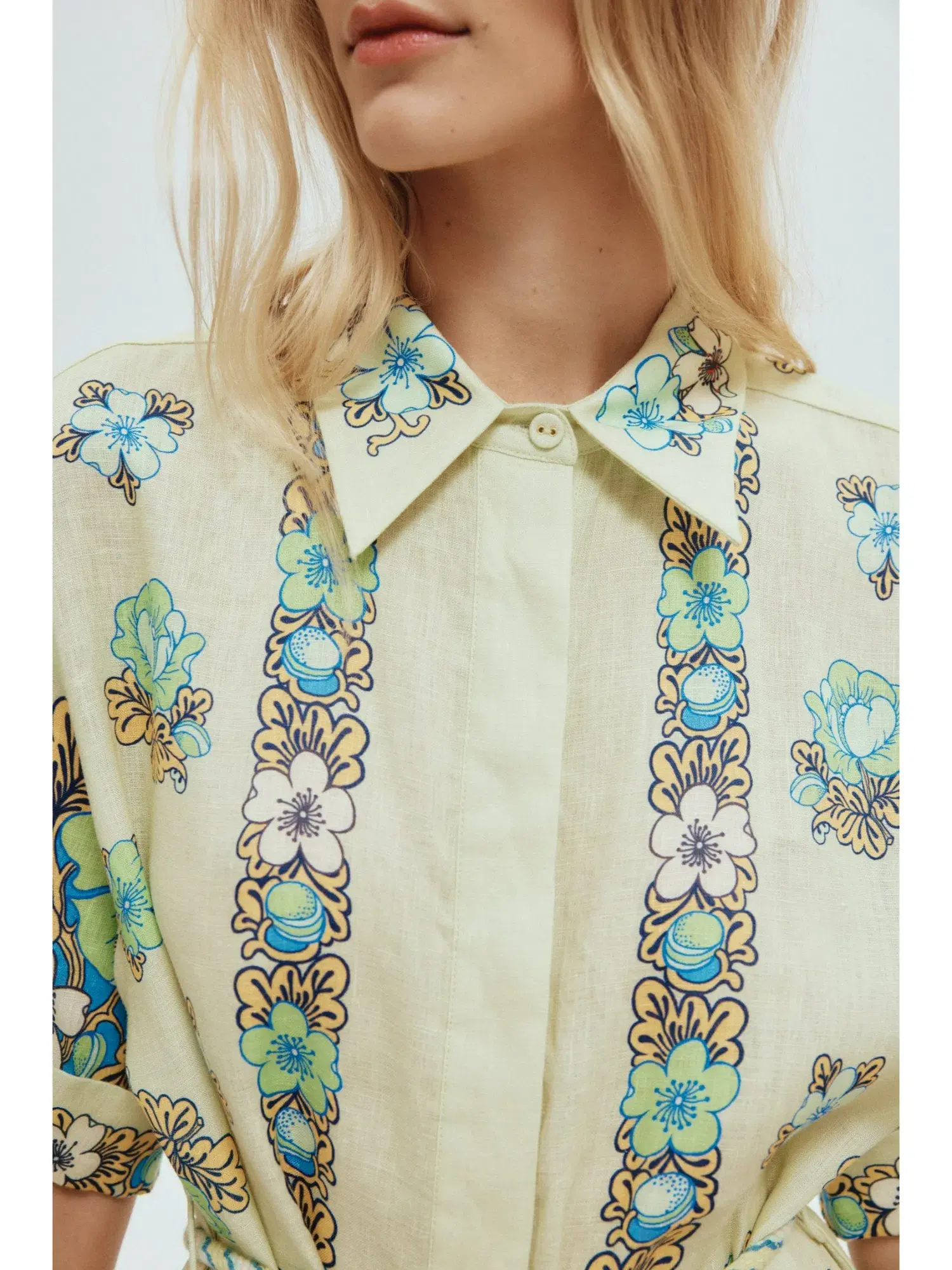 Alemais Velma Shirtdress in Print Size AU 10 - Image 2
