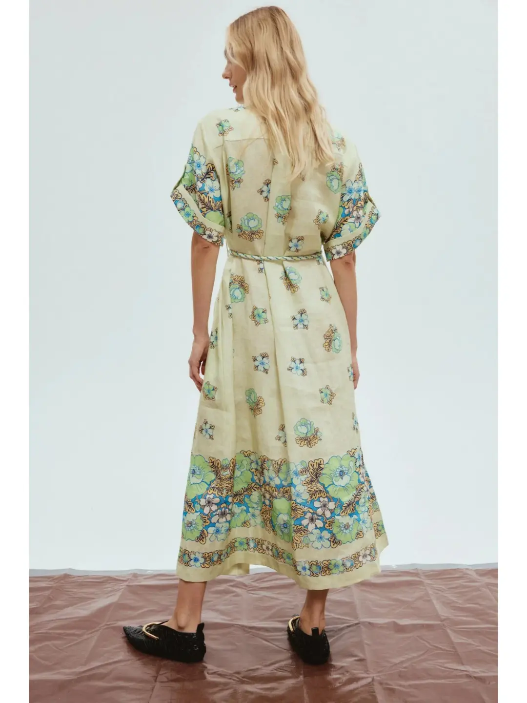 Alemais Velma Shirtdress in Print Size AU 10 for rent on The Volte - main image