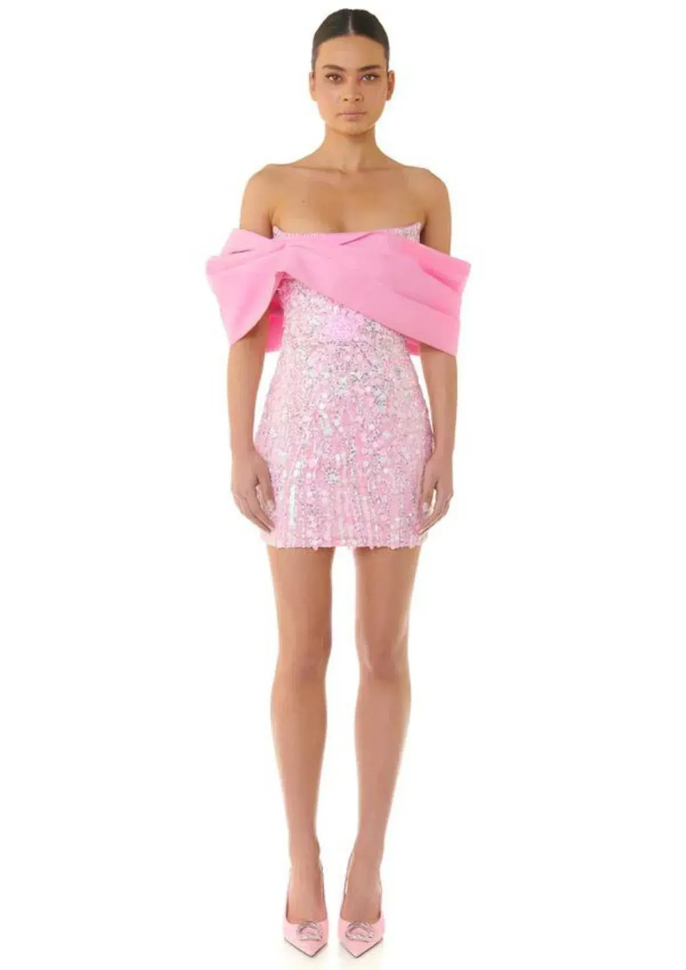 Eliya The Label Bianca Dress Pink Size M / AU 10 - Image 1