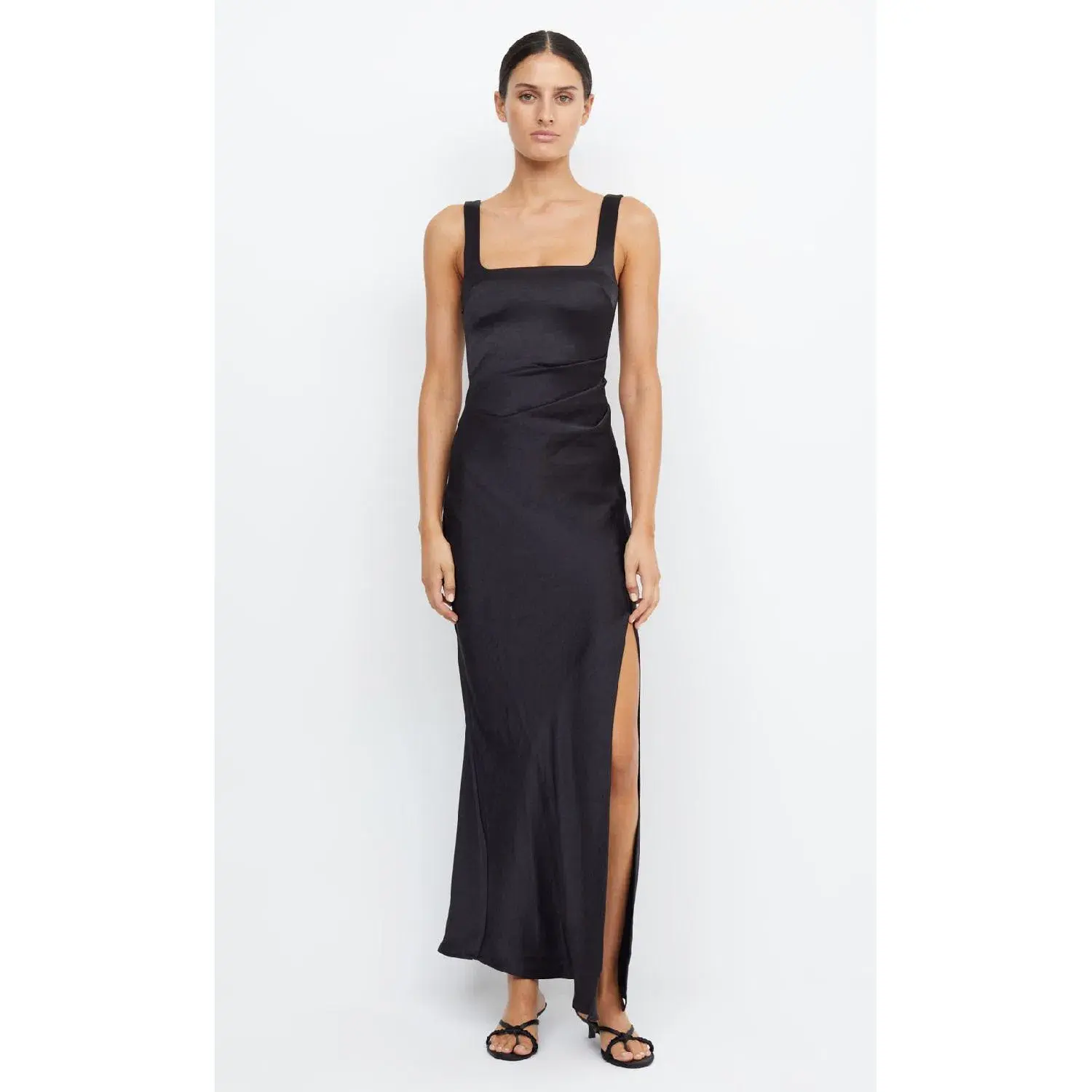 Bec & Bridge Dreamer Square Neck Dress Black Size AU 12 - Image 1