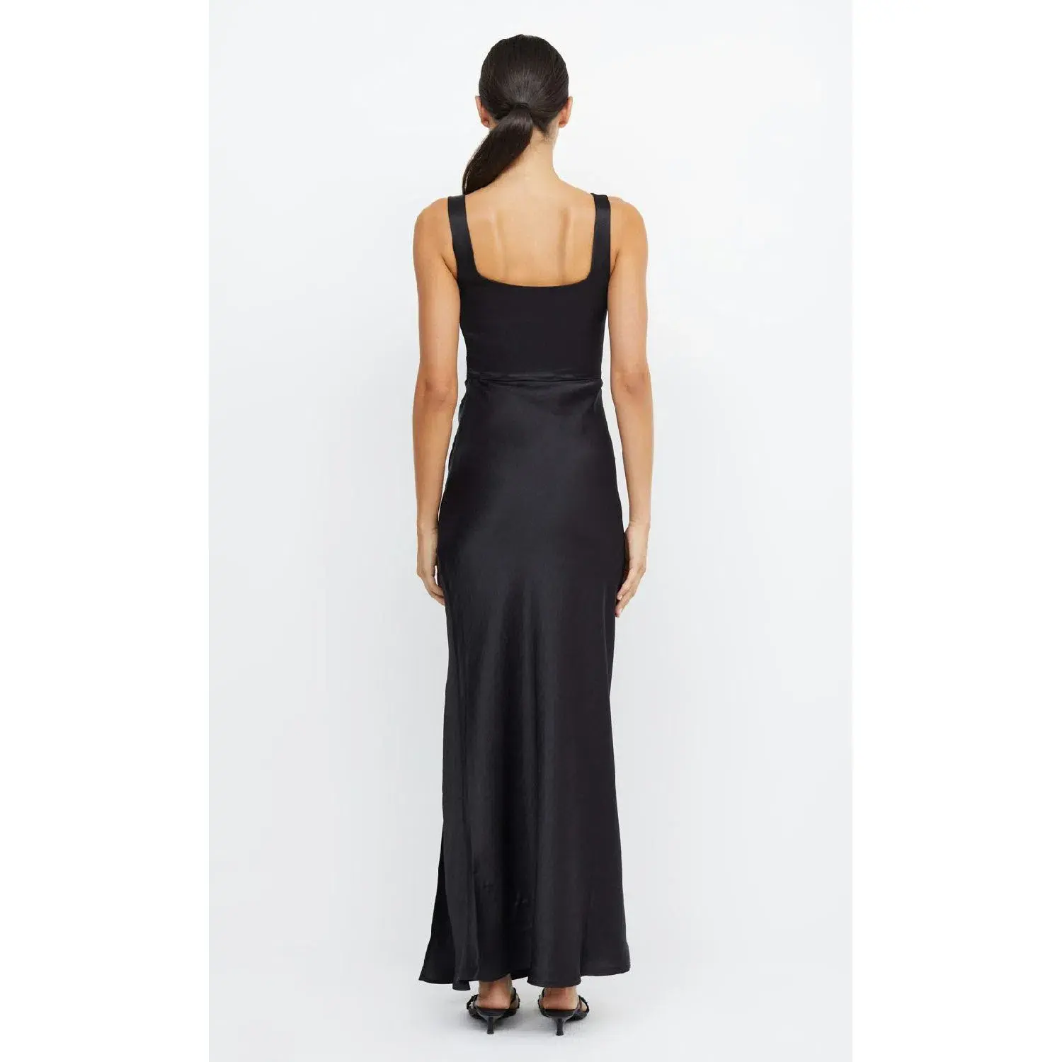 Bec & Bridge Dreamer Square Neck Dress Black Size AU 12 - Image 2