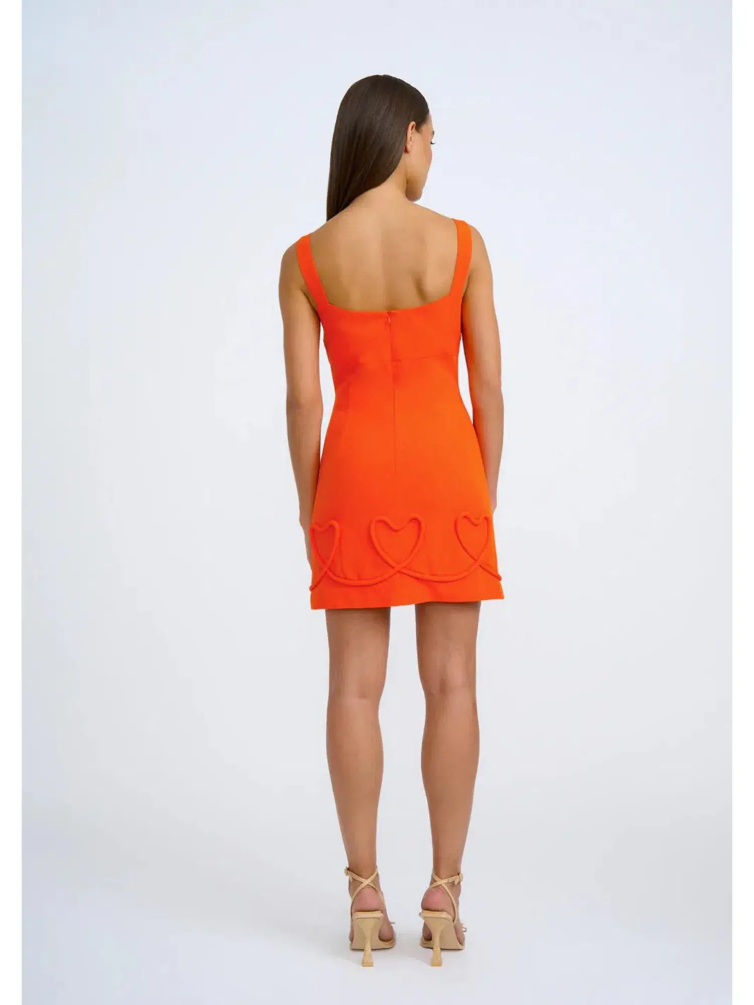 By Johnny Rosita Heart Mini Dress in Fiesta Size AU 12 - Image 4