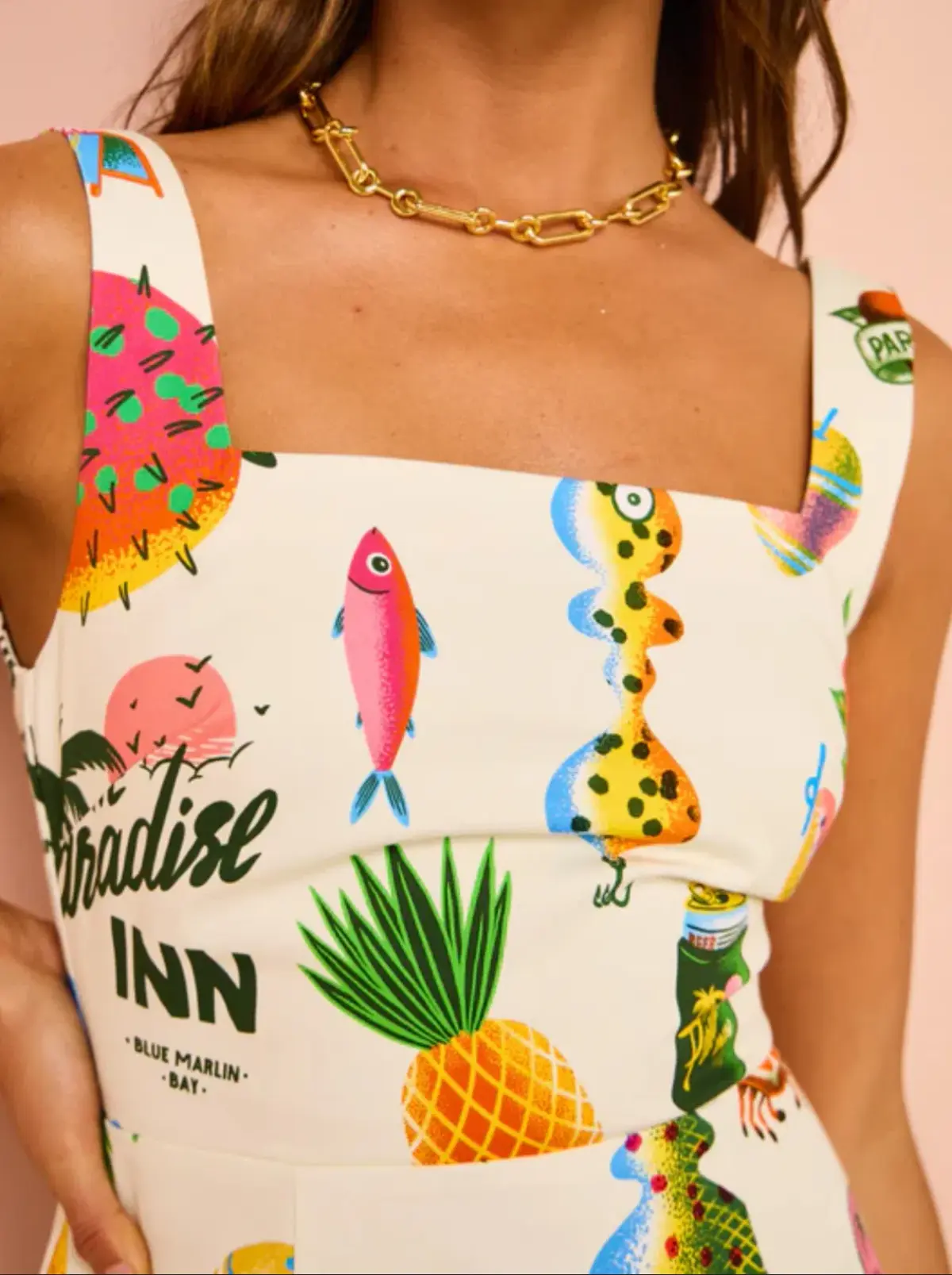 Alemais Samaki Mini Dress in Print Size AU 12 - Image 4
