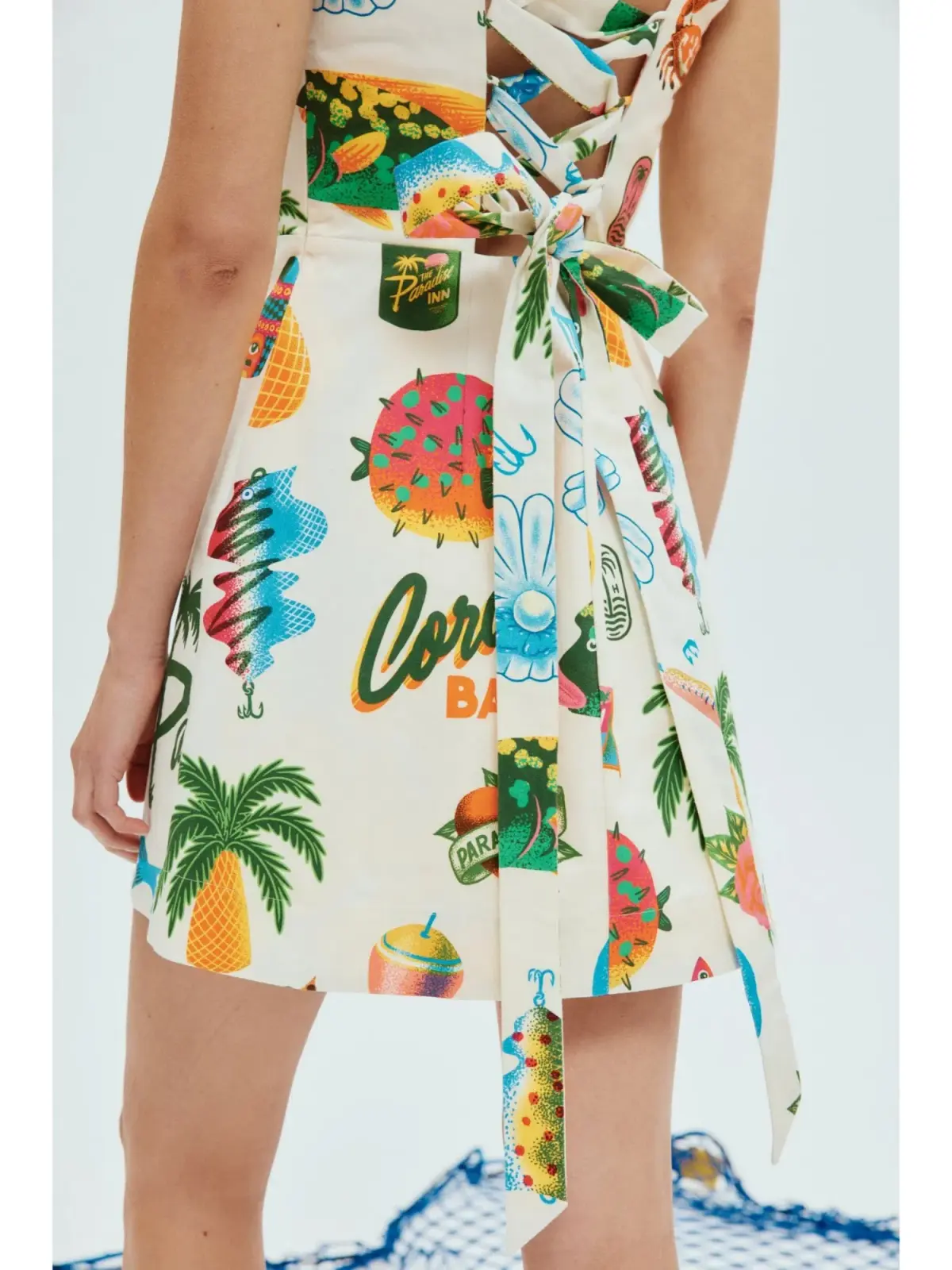Alemais Samaki Mini Dress in Print Size AU 8 - Image 2