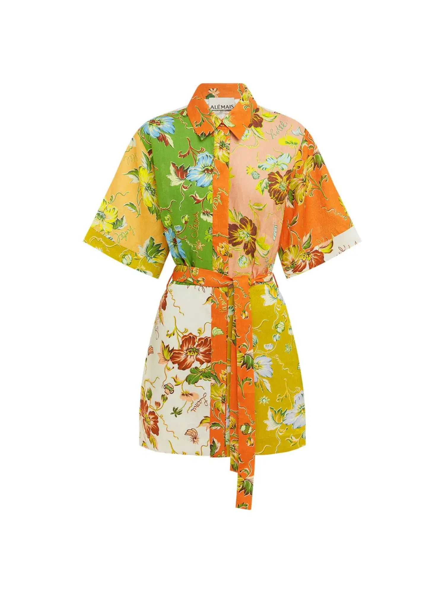 Alemais Hotel Lamu Mini Dress in Print Size AU 8 - Image 5